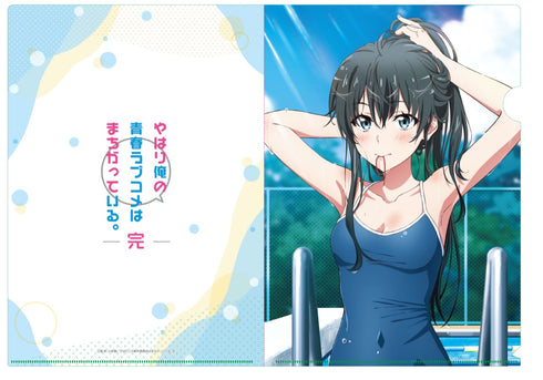 『やはり俺の青春ラブコメはまちがっている。完』【描き下ろし】スクール水着A4クリアファイル 雪ノ下雪乃
